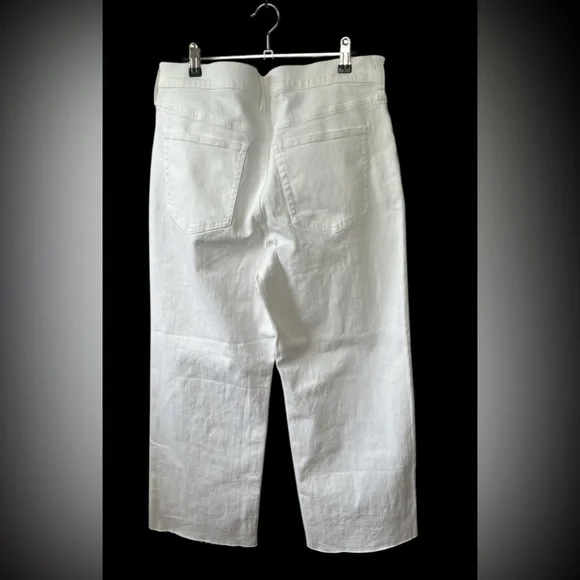 NWT J. Crew White High-Rise Slim-Wide Jean in 1996 semi-stretch Size 31 - Picture 5 of 8